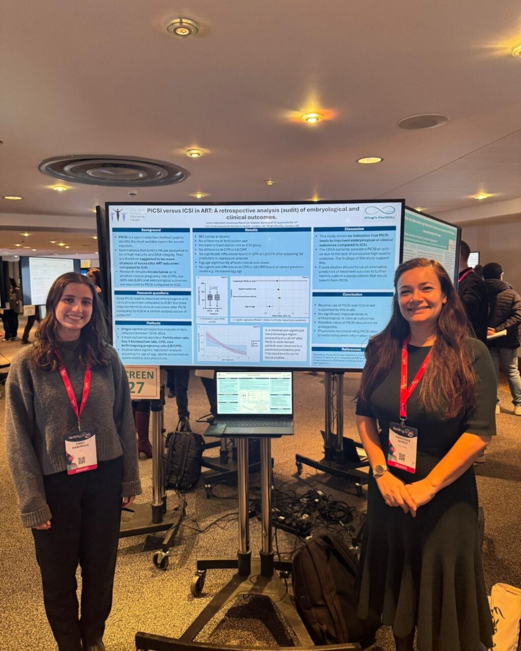 ✨ Fertility 2026 | Edinburgh ✨

This week, our team attended the Fertility 2026 Conference in Edinburgh, focused on Shaping our Future in reproductive science and fertility care. 

It was a pleasure to see our team represented this year, being able to connect with fellow peers, and discussing the latest research and innovation across the field. 

A huge thank you to Dr Sarris, Sarah Evans, Rachel Imrie, Anastasia Mania, Sesh Sunkara, Niyati, Emily, Nicole, Ranjana Raj, Loizos, Maria and Simona for representing King’s Fertility.

We’re proud to be part of a community committed to learning, collaboration, and advancing patient care, and we look forward to continuing these discussions beyond the conference floor.
