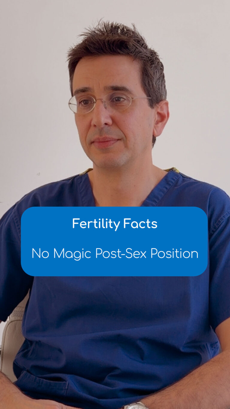 Many people believe certain positions after sex, like putting your legs in the air, can help improve your chances of conception. 

However, the fact is that sperm is incredibly fast – no post-sex position will truly affect their chances of fertilising the egg. The best thing to do is let nature take its course. 

Stay tuned for more fertility facts.