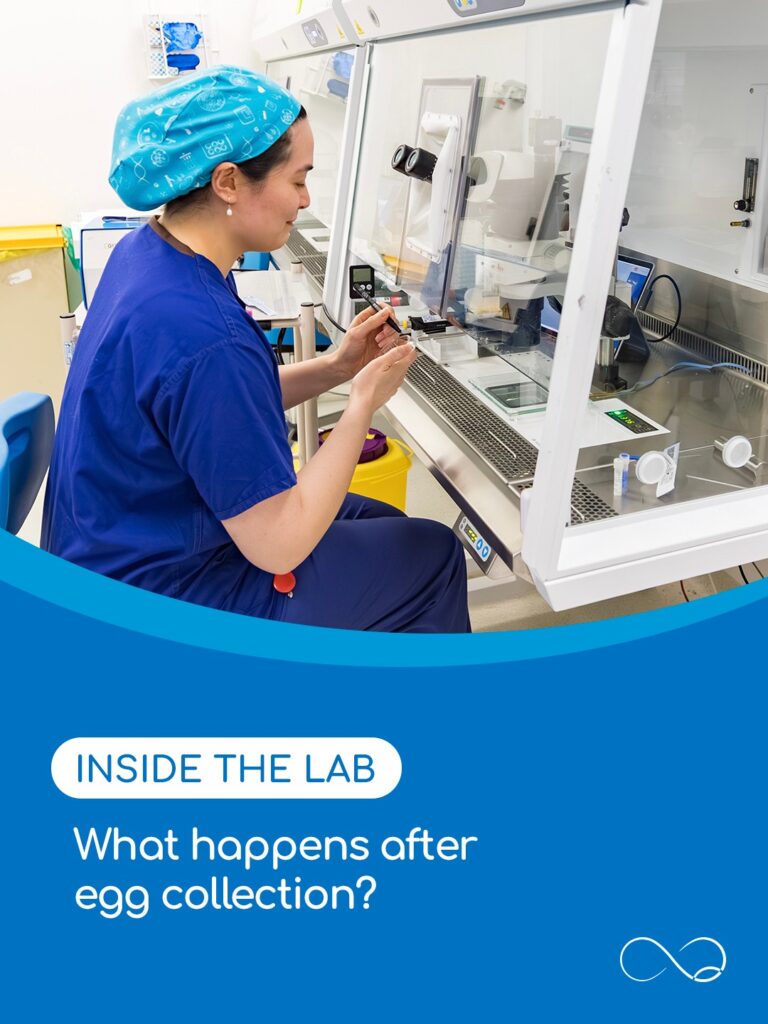 Ever wondered what happens to your eggs and embryos after collection? Swipe to see the journey inside our lab at King’s Fertility. 🔬💙

From careful preparation to monitoring development, every step is designed with precision and care to give your future family the best start.

Save this post and tag a friend who might need it before their egg collection!